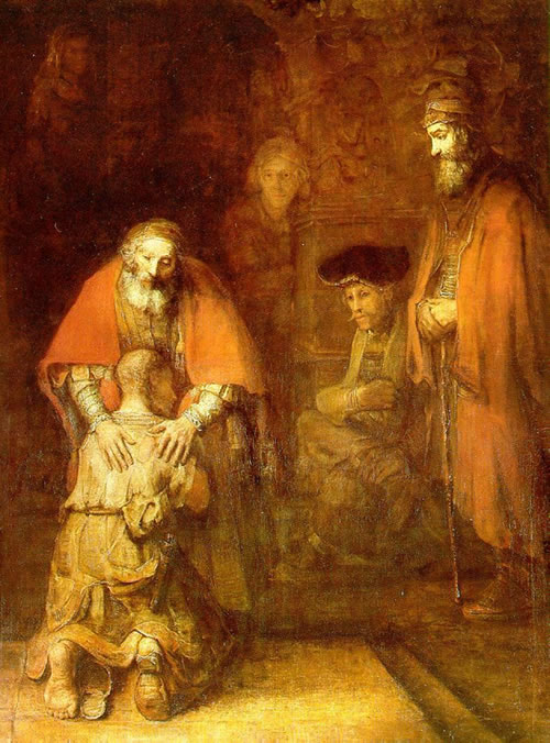 El regreso del hijo pródigo. Rembrandt